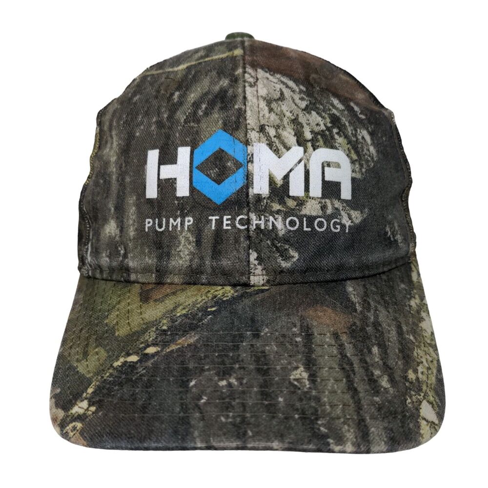 HOMA Pump Technology Strapback Hat Camouflage OSFM Adjustable Mesh Vitronic